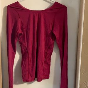Cranberry, low back, lululemon long sleeve
